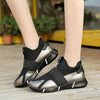 Elegant Black Women Sneakers Vulcanized Shoes Ladies Casual Shoes Breathable Walking Mesh Flats Sport Running Women's Lightweight Simple Espadrilles Everyday Walking Fashion Shoes by Stevvex