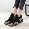 Elegant Black Women Sneakers Vulcanized Shoes Ladies Casual Shoes Breathable Walking Mesh Flats Sport Running Women's Lightweight Simple Espadrilles Everyday Walking Fashion Shoes by Stevvex