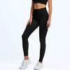 Elegant Blue Yoga Pants High Waisted Gym Leggings Yoga Leggings Seamless Gym Push Up Workout Stretch Fitness Sweatpants Ultra Soft Leggings Tight Sport Women Fitness Seamless Female Legging Tummy Control Running Pants For Training by Stevvex