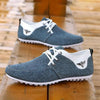 Elegant Casual Mens Shoes Lace-Up Linen Cloth Breathable Mens Canvas Shoes Flats Driving Walking Shoes Driving Sneakers Casual Cloth Shoes Lightweight Outdoor Shoes by Stevvex