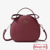 Elegant Cute Geometrical Women Handbag Soft PU Leather Women's Crossbody Messenger Bags Round Ladies Shoulder Bag by Stevvex