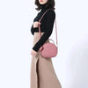 Elegant Cute Geometrical Women Handbag Soft PU Leather Women's Crossbody Messenger Bags Round Ladies Shoulder Bag by Stevvex