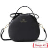 Elegant Cute Geometrical Women Handbag Soft PU Leather Women's Crossbody Messenger Bags Round Ladies Shoulder Bag by Stevvex