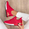 Elegant Green Women Sneakers Slip-On Solid Color Sneakers Sport Mesh Casual Shoes Fashion Autumn Running And Walking Lace-up Breathable Casual Comfortable Walking Sneakers by Stevvex