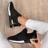 Elegant Green Women Sneakers Slip-On Solid Color Sneakers Sport Mesh Casual Shoes Fashion Autumn Running And Walking Lace-up Breathable Casual Comfortable Walking Sneakers by Stevvex