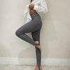 Elegant High Waist Cotton Fitness Basic Pants Casual Spring New Female Skinny Leggings Women Seamless Fitness Leggings Women Seamless Push Up Leggings Workout Pants Breathable Pants by Stevvex