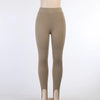 Elegant High Waist Cotton Fitness Basic Pants Casual Spring New Female Skinny Leggings Women Seamless Fitness Leggings Women Seamless Push Up Leggings Workout Pants Breathable Pants by Stevvex