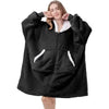 Elegant Large Sweatshirts Woman Oversized Hoodie Winter Blanket With Sleeves Fleece Warm Giant Blanket Hoodies Women Sweatshirts Long Blanket with Sleeves for Winter Hooded Sweatshirt for Women and Men Pullover by Stevvex