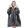 Elegant Large Sweatshirts Woman Oversized Hoodie Winter Blanket With Sleeves Fleece Warm Giant Blanket Hoodies Women Sweatshirts Long Blanket with Sleeves for Winter Hooded Sweatshirt for Women and Men Pullover by Stevvex