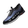Elegant Leather Mens Luxury Casual Slip On Black Driving Fashion Sneakers Casual Walking Shoes Lightweight Anti-Slip Low Top Breathable Leather Mens Business Sneakers by Stevvex