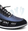 Elegant Leather Mens Luxury Casual Slip On Black Driving Fashion Sneakers Casual Walking Shoes Lightweight Anti-Slip Low Top Breathable Leather Mens Business Sneakers by Stevvex