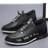 Elegant Leather Mens Luxury Casual Slip On Black Driving Fashion Sneakers Casual Walking Shoes Lightweight Anti-Slip Low Top Breathable Leather Mens Business Sneakers by Stevvex