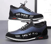 Elegant Leather Mens Luxury Casual Slip On Black Driving Fashion Sneakers Casual Walking Shoes Lightweight Anti-Slip Low Top Breathable Leather Mens Business Sneakers by Stevvex