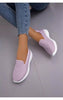 Elegant Light Espadrilles Women Running Breathable Mesh Slip-On Shoes Women Mesh Running Casual Slip On Flats Comfortable Walking Casual Espadrilles by Stevvex