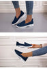 Elegant Light Espadrilles Women Running Breathable Mesh Slip-On Shoes Women Mesh Running Casual Slip On Flats Comfortable Walking Casual Espadrilles by Stevvex