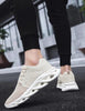 Elegant Modern Mens Sneakers Platform Shoes White Trainers Casual Breathable Mesh Men Women Running Shoes Breathable Walking Sneakers Lightweight Athletic Tennis Casual Sport Sneakers by Stevvex