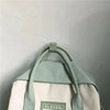 Elegant Nylon Candy Color Waterproof School Bags for Teenagers Girls And Women Nice Patchwork On Backpack For Female by Stevvex