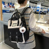 Elegant Nylon Candy Color Waterproof School Bags for Teenagers Girls And Women Nice Patchwork On Backpack For Female by Stevvex