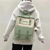 Elegant Nylon Candy Color Waterproof School Bags for Teenagers Girls And Women Nice Patchwork On Backpack For Female by Stevvex