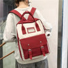 Elegant Nylon Candy Color Waterproof School Bags for Teenagers Girls And Women Nice Patchwork On Backpack For Female by Stevvex