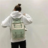 Elegant Nylon Candy Color Waterproof School Bags for Teenagers Girls And Women Nice Patchwork On Backpack For Female by Stevvex
