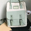 Elegant Nylon Candy Color Waterproof School Bags for Teenagers Girls And Women Nice Patchwork On Backpack For Female by Stevvex