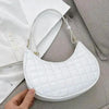 Elegant Pure Color Shoulder Underarm Bags, Casual Ladies Zipper Small Purse Top-handle Handbag For Ladies And Girls by Stevvex