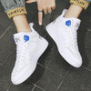 Elegant Sport Men's Sneaker Trend High Top Platform Shoes Spring Vulcanized Shoes Leather Casual Sport Fashion Flat Low Top Sneaker Lace-up Modern Design by Stevvex