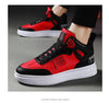 Elegant Sport Men's Sneaker Trend High Top Platform Shoes Spring Vulcanized Shoes Leather Casual Sport Fashion Flat Low Top Sneaker Lace-up Modern Design by Stevvex