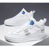 Elegant Sport Men's Sneaker Trend High Top Platform Shoes Spring Vulcanized Shoes Leather Casual Sport Fashion Flat Low Top Sneaker Lace-up Modern Design by Stevvex