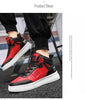 Elegant Sport Men's Sneaker Trend High Top Platform Shoes Spring Vulcanized Shoes Leather Casual Sport Fashion Flat Low Top Sneaker Lace-up Modern Design by Stevvex