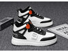 Elegant Sport Men's Sneaker Trend High Top Platform Shoes Spring Vulcanized Shoes Leather Casual Sport Fashion Flat Low Top Sneaker Lace-up Modern Design by Stevvex