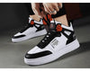 Elegant Sport Men's Sneaker Trend High Top Platform Shoes Spring Vulcanized Shoes Leather Casual Sport Fashion Flat Low Top Sneaker Lace-up Modern Design by Stevvex