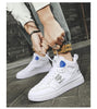Elegant Sport Men's Sneaker Trend High Top Platform Shoes Spring Vulcanized Shoes Leather Casual Sport Fashion Flat Low Top Sneaker Lace-up Modern Design by Stevvex