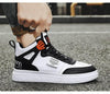 Elegant Sport Men's Sneaker Trend High Top Platform Shoes Spring Vulcanized Shoes Leather Casual Sport Fashion Flat Low Top Sneaker Lace-up Modern Design by Stevvex
