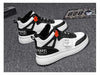 Elegant Sport Men's Sneaker Trend High Top Platform Shoes Spring Vulcanized Shoes Leather Casual Sport Fashion Flat Low Top Sneaker Lace-up Modern Design by Stevvex