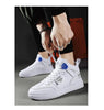 Elegant Sport Men's Sneaker Trend High Top Platform Shoes Spring Vulcanized Shoes Leather Casual Sport Fashion Flat Low Top Sneaker Lace-up Modern Design by Stevvex