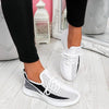 Elegant Sport Women's Vulcanized Female Lace Up Mesh Sneakers Round Toe Casual Walking Shoes Mesh Flat Anti-slip Women Breathable Mesh Fashion Sneakers by Stevvex