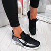 Elegant Sport Women's Vulcanized Female Lace Up Mesh Sneakers Round Toe Casual Walking Shoes Mesh Flat Anti-slip Women Breathable Mesh Fashion Sneakers by Stevvex