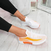 Elegant Sport Women's Vulcanized Female Lace Up Mesh Sneakers Round Toe Casual Walking Shoes Mesh Flat Anti-slip Women Breathable Mesh Fashion Sneakers by Stevvex
