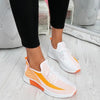 Elegant Sport Women's Vulcanized Female Lace Up Mesh Sneakers Round Toe Casual Walking Shoes Mesh Flat Anti-slip Women Breathable Mesh Fashion Sneakers by Stevvex