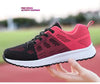 Elegant Sport Womens Sneakers Flats Casual Tennis Shoes Summer Lace-Up Mesh Light Breathable Casual Comfort Non Slip Lightweight Breathable Mesh Athletic Sneakers by Stevvex