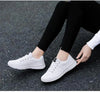 Elegant Sport Womens Sneakers Flats Casual Tennis Shoes Summer Lace-Up Mesh Light Breathable Casual Comfort Non Slip Lightweight Breathable Mesh Athletic Sneakers by Stevvex