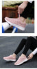 Elegant Sport Womens Sneakers Flats Casual Tennis Shoes Summer Lace-Up Mesh Light Breathable Casual Comfort Non Slip Lightweight Breathable Mesh Athletic Sneakers by Stevvex