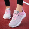 Elegant Sport Womens Sneakers Flats Casual Tennis Shoes Summer Lace-Up Mesh Light Breathable Casual Comfort Non Slip Lightweight Breathable Mesh Athletic Sneakers by Stevvex