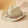 Elegant Tassel Beach Hats For Women Women's Bucket Sun Hat Max Sun Protection Holiday Hats Ladies Sun Hat Summer Straw Hats UV Protection Foldable Travel One Size Hat Modern Summer Fedoras For Party by Stevvex