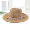 Elegant Tassel Beach Hats For Women Women's Bucket Sun Hat Max Sun Protection Holiday Hats Ladies Sun Hat Summer Straw Hats UV Protection Foldable Travel One Size Hat Modern Summer Fedoras For Party by Stevvex