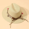 Elegant Tassel Beach Hats For Women Women's Bucket Sun Hat Max Sun Protection Holiday Hats Ladies Sun Hat Summer Straw Hats UV Protection Foldable Travel One Size Hat Modern Summer Fedoras For Party by Stevvex
