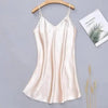 Elegant Wedding Bride Robe Lightweight Short Silk Sleepwear Women Indoor Bathrobes by Stevvex