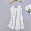 Elegant Wedding Bride Robe Lightweight Short Silk Sleepwear Women Indoor Bathrobes by Stevvex